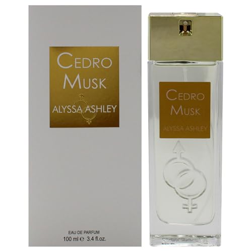 Alyssa Ashley 15-52107 Fragrance Cedro Musk EDP Spray 100 ml for Adults, Ideal for Long-Lasting Everyday Fragrance wear, 100 ml