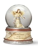 Pavilion Gift Company Elements Special Friends 100 mm Musical Waterglobe with Tune -Inch That's What Friends Are For-Inch