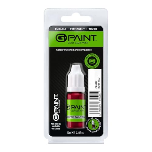 G-Paint SCOTTY CAM Putter Touch-Up Paint - RUBY RED - Customize or Repair Your Putter - 10ml Bottle - Fix Chips & Scratches - Scotty Cam Touch Up Paint