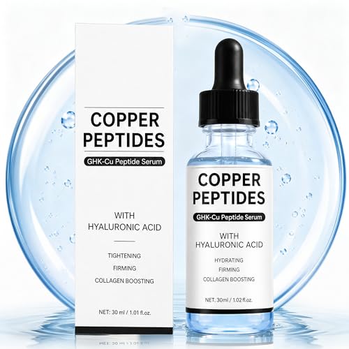 Copper Peptides Serum, GHK-CU Peptide Serum for Face with Copper ...