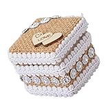 SHOWERORO Boîte décoration de Mariage Decoration de Mariage Anneau de fiançailles Maria...