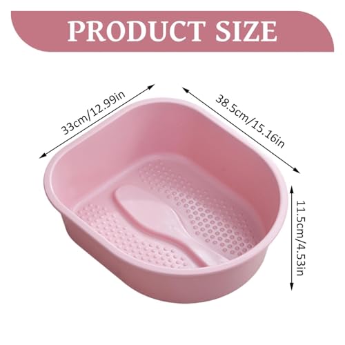 Bañera para pies de plástico blanca para spa miniatura 2