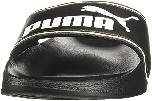 PUMA Leadcat Slide Sandal, Black Team Gold White, 11 M US | Image 1