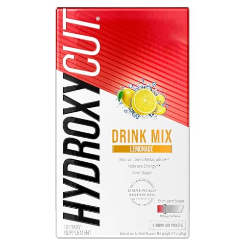 Hydroxycut-Drink-Mix-Weight-Loss-Supplements-Lemonade-21-Count-Pack-of-1