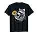 Raccoon Holding Sunflower Cute Flower T-Shirt