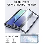 Vizvera for Samsung Galaxy Z Fold 7 Case RFID Wallet with Cards Holder [Hinge Cover] [Camera Cover] Shockproof Silicone Protective Phone Case for Z Fold 7 2025-Black - Image 5