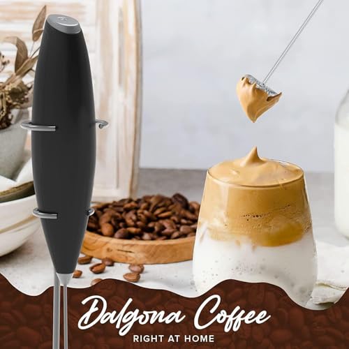Image of FIRSTMILE Coffee Frother Electric Coffee Maker Machine for Home, Office & Cafe Electric Coffee Frother Machine & Milk Whisker with Dual Spring