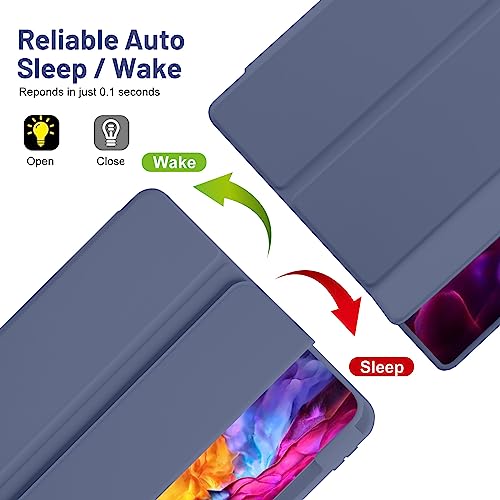 Case for iPad Pro 11 2022/2021/2020/2018 (4th /3rd /2nd /1st Generation) Case with Pencil Holder - Image 3