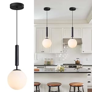 KCO Lighting Black Globe Pendelleuchte