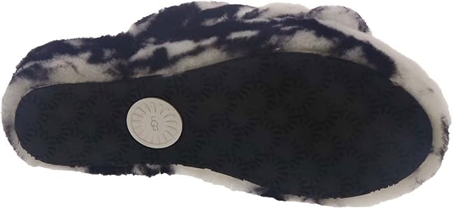 UGG ブラックファー ミュール 最終セール☆UGG アグ☆Royale Tipped ふわふわファー サンダル