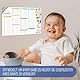 Babyernährungs-Aufzeichnung mit Kühlschrankmagnet, BIROYAL Beikost Babyzubehör, Magnetischer Baby-Erstnahrungstracker, 127 Lebensmittel inklusiv, wiederverwendbares Ernährungstagebuch