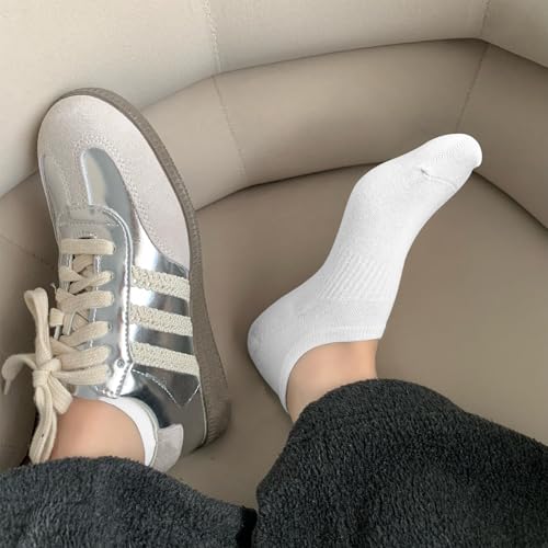 3 Pairs No Show Socks Womens Cushioned Low Cut Athletic Hidden Liner for Sneakers Ankle Invisible Running Socks4