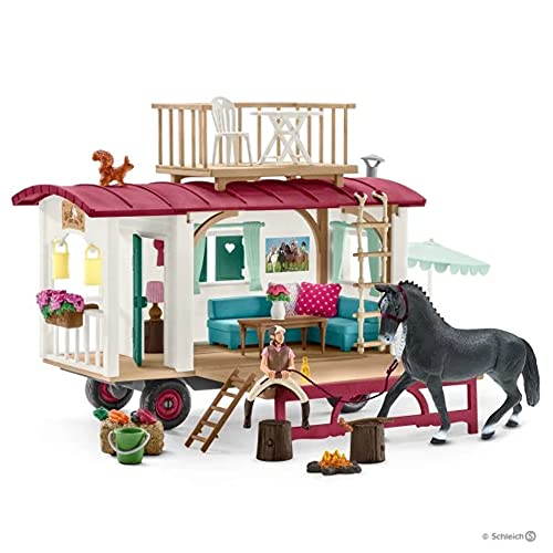 schleich 72141 Geheimes Turnier-Training am Caravan, für Kinder ab 5-12 Jahren, HORSE CLUB - Spielset – Bild 3