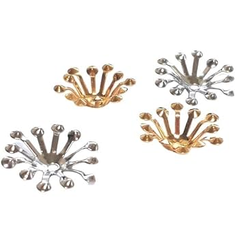 Amazon.co.jp: 【 9g 40個 】 花芯 ビーズキャップ 座金