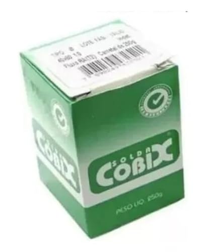 Solda Estanho 40x60 1.0mm Ra (t2) Carretel C/Fluxo 250g Cobix