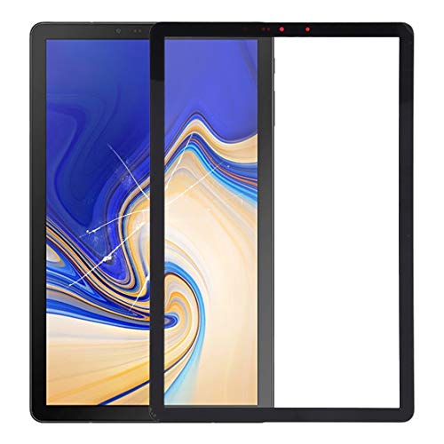 Pièce de rechange vitre en verre écran avant Galaxy Tab S4 10.5 T835 noir