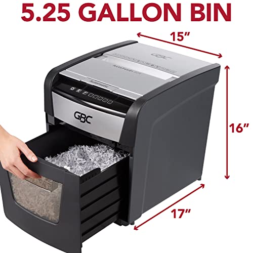 GBC Paper Shredder, Auto Feed+, 60 Sheet Capacity, Super Cross-Cut, Home Shredder, 60X (WSM1757601) の商品画像 2