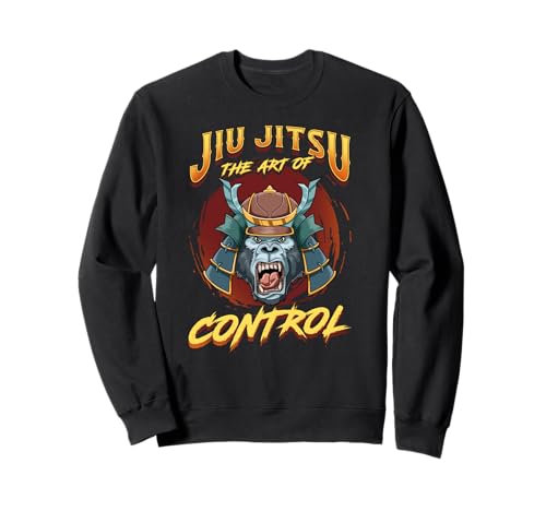 BJJ The Art Of Control - Grappling Jiu Jitsu Samurai Gorilla Sudadera