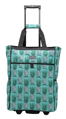 Multi-Purpose Rolling Tote-Pineapple
