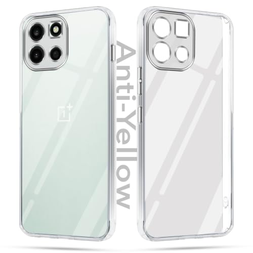 Image of Jkobi Lifetime Anti-Yellow Clear Back Cover Case for Oneplus Nord 6 (Sleek Hard Crystal | Shockproof and Camera Protection)