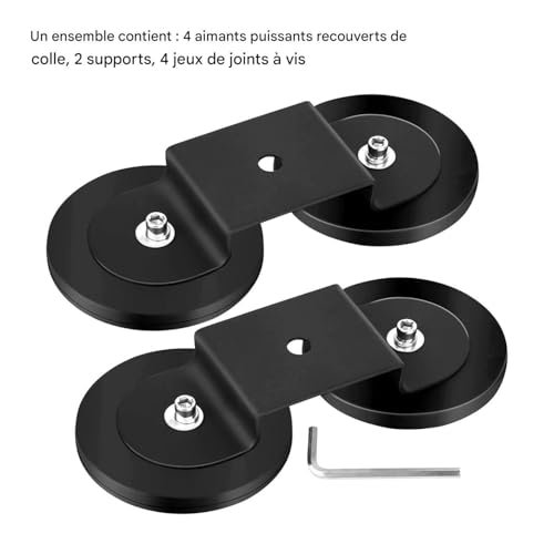 Soporte magnético para coche sin taladrar gracias a sus potentes ventosas de aluminio 5
