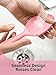Sunivaca 2-Sided Glass Foot File Callus Remover (Pink)