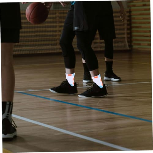 1pair Boys Basketball Socks Comfortable Mid Calf Athletic Socks for Training Breathable Design for Boy Girl High Elasticity for Growing Feet4