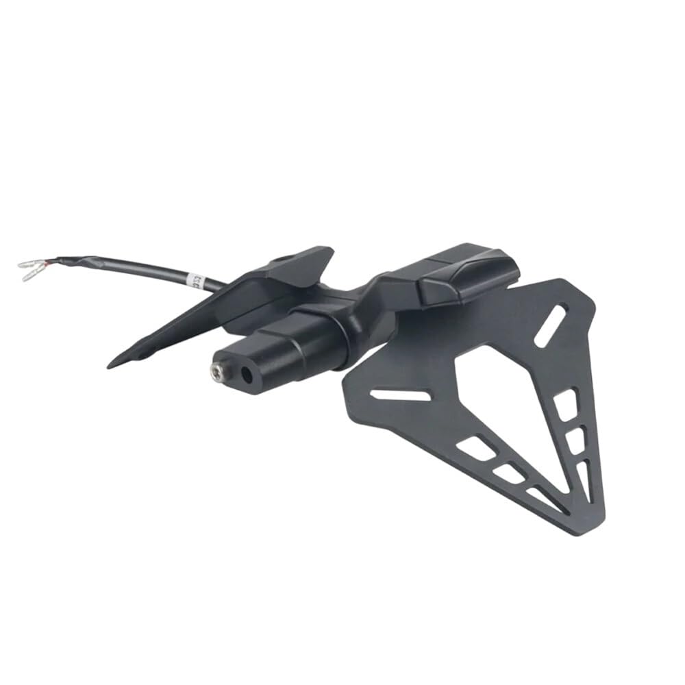 Support de plaque RS457 haut de gamme queue courte en alu noir - 7
