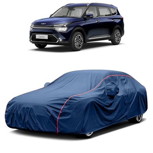 Image of Heavy-Duty Car Cover for Compatible with Kia Carens (2022 to 2025 All Models) Deluxe Car Protection Cover ? Waterproof & UV-Resistant All-Season Exterior Protection