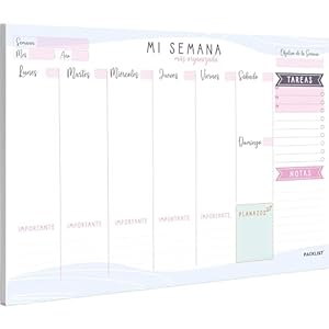 PACKLIST Mi Semana más Organizada Wochenplaner