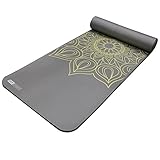 Fit Spirit Extra Thick Yoga Mat Henna Gray ½