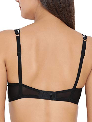 Image of Clovia Women's Softly Padded Non Wired Floral Print T-Shirt Bra