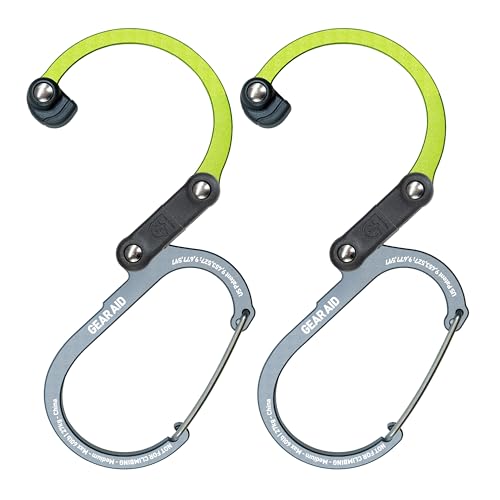 Image of GEAR AID HEROCLIP 360 Swivel Carabiner Gear Clip and Hook (Medium) for Camping, Backpack, Suitcases and Garage Organization