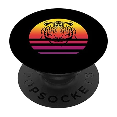 Tiger Retro Style Vintage PopSockets Swappable PopGrip Cover