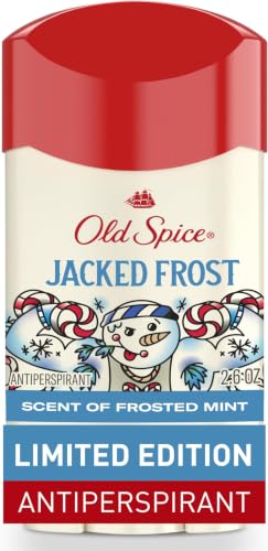 Image of Old Spice Antiperspirant & Deodorant for Men, Holidudes Limited Edition, 24 /7 Sweat Protection, Stocking Stuffer, Jacked Frost Frosted Mint Scent, 2.6 oz (Pack of 12)