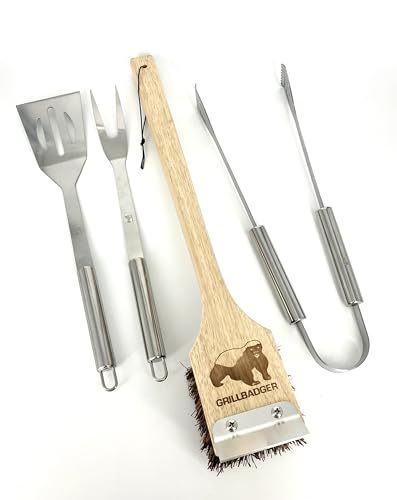 Set de accesorios para parrilla en acero inoxidable miniatura 7