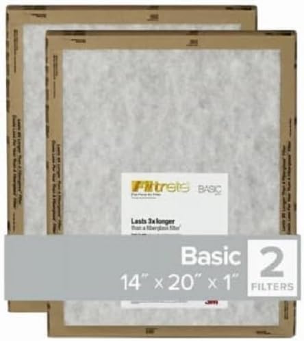 3M FPL05-2PK-24 14x20x1 Flat Pan Filter - Quantity 2424