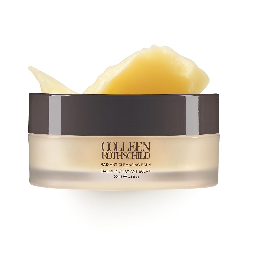 COLLEEN ROTHSCHILD Radiant Cleansing Balm | Deeply Cleanses, Soothes, Removes Makeup & Impurities | Restores Luminosity | Calms & Decongests | Combats Dehydration