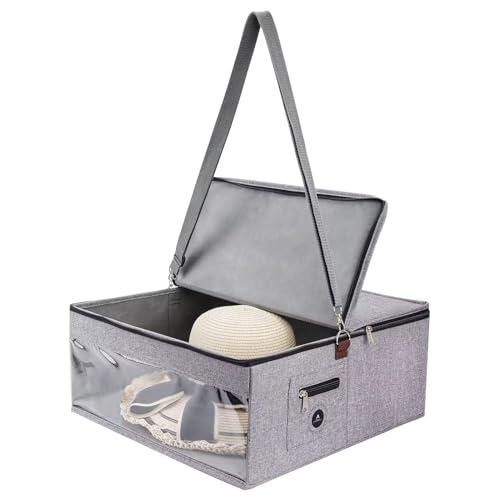 Protégez vos chapeaux écrasés avec cette boîte de rangement pliable anti-poussière