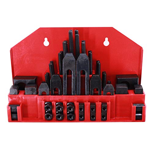 TEXALAN 52PC 11/16'' Slot, 5/8''-11 Stud Hold Down Clamp Clamping Set Kit Bridgeport Mill