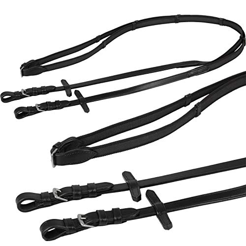 Heinick Trense Soft Anatomic Schwarz Mit D-Ring – Anatomische Zäumung Für Pferde, Vollblut/Cob