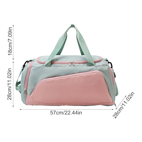 Mochila deportiva con compartimento para zapatos separador de ropa húmeda 6