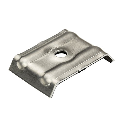 100x Kalotten Trapezblech Profilbleche Trapezform 35/207 Aluminium mit EPDM-Dichtung - blank