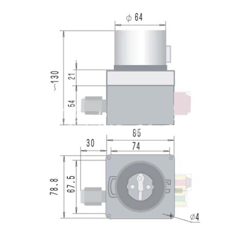 HCK3T, 250 V, 16 A, IP54, interruttore elettromagnetico, interruttore on/off per spaccalegna taglierina