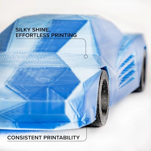 Image of Polymaker Panchroma Dual Silk PLA 3D Printing Filament, 1.75mm 1kg, Silk Caribbean Sea (Blue-Green), New and Improved Formula, Better Strength, Printing Speed & Clog-Free