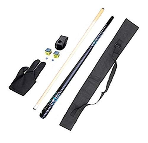 Laxmi Ganesh Billiard American Pool Cue with Metal Joint 12 mm Black Cue Cover Glove Chalk Holder and 2 Tips Combo-image-47