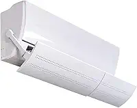 Defletor De Ar Condicionado Direcionador Ajustável 50 a 100 cm/180 Graus Instalação Adesiva