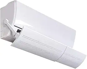 Defletor De Ar Condicionado Direcionador Ajustável 50 a 100 cm/180 Graus Instalação Adesiva