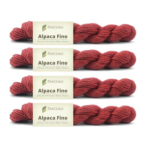 Laine d'alpaga douce PASCUALI Alpaca Fino pour peaux sensibles tricot anti-irritation vieux rose