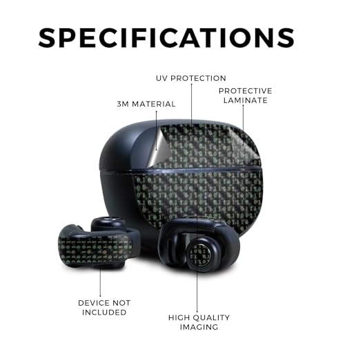 Image of Carbon Fiber Skin Compatible with Bose Ultra Open Earbuds - Red Pill - Premium 3M Vinyl Protective Wrap Decal Cover - Easy to Apply | Crafted in The USA by MightySkins